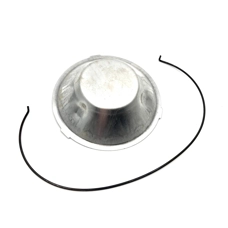 Flywheel Dust Cover and Spring Clip