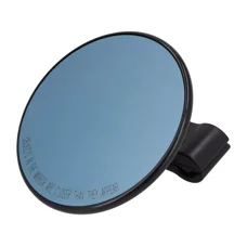 Mirror FAR Leg Shield Clamp On Black
