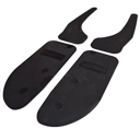 Serveta Black Floor Mat Set