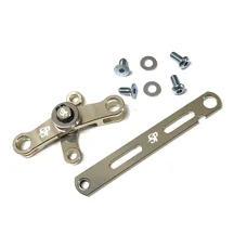 Gear Swivel & Tie Bar Set Silver