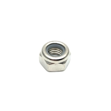 8mm White Nyloc Wheel Rim Nut ST ST