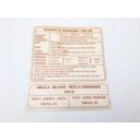 Running In Sticker J 3 Speed Casa