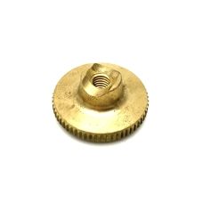 Brake Adjuster Knurled Brass Nut - MB