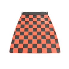 Mudflap - Chequered - Red & Black