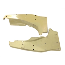 Rear Footboard Set GP Sil