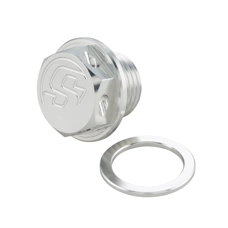 Magnetic CNC Oil Plug Silver