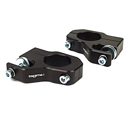 BGM Top Fork Damper Brackets, Bolt on type Black