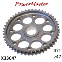 47 Tooth Crown Wheel Powermaster Cush Drive