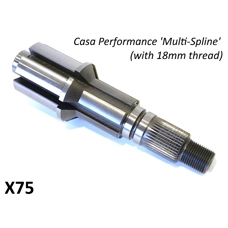 MULTI-SPLINE super-safe layshaft axle