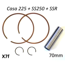 Piston Ring 1.mm Thick Set 225 70mm
