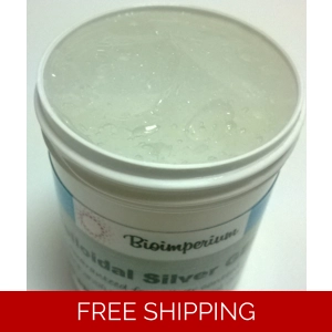 Colloidal Silver Gel – 300 ppm – Hydrating Mineral Skin Gel (External Cosmetic use)