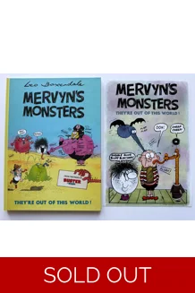 Mervyn's Monsters by Leo Baxendale - hardcover edition + free print