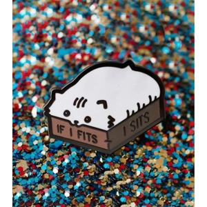 Cat in a Box Pin Cat in a Box Pin