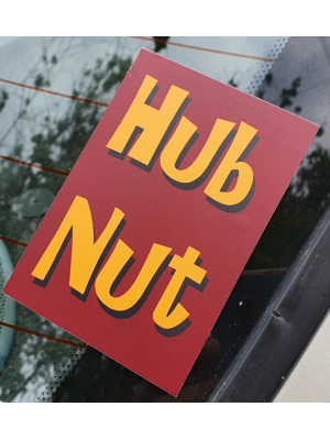 HubNut sticker - External