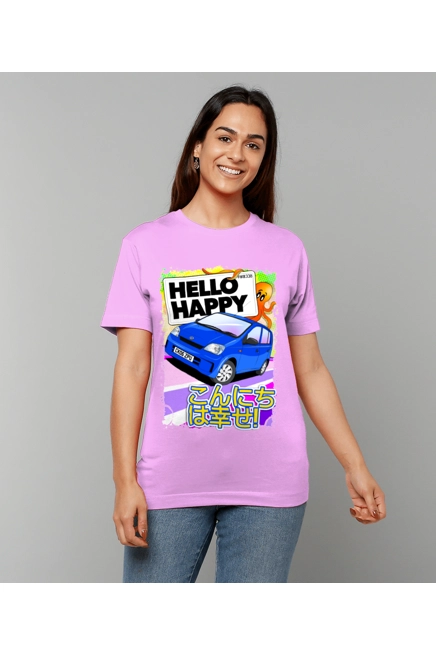 Daihatsu Hello Happy T Shirt PINK