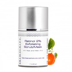 retinol 2% exfoliating scrub, with kojic