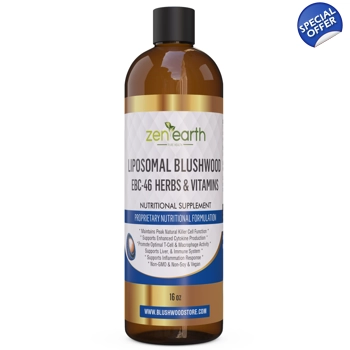 Liposomal Anti-Kancer Blushwood Berry Herbs and Vitamins Certified