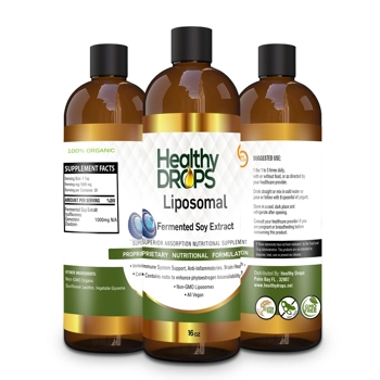 Liposomal  Fermented Soy Extract 16 OZ