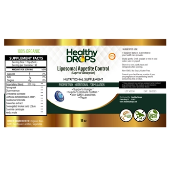 Liposomal Appetite Control