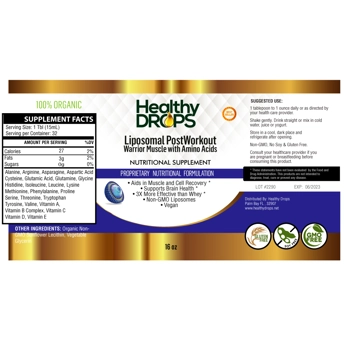 Liposomal Post Workout Warrior Muscle