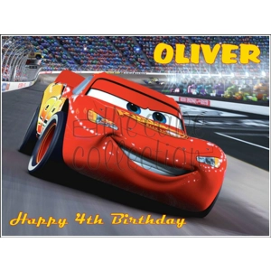 Cars Lightening McQueen Edible Image