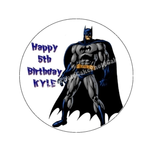 Batman Edible Image