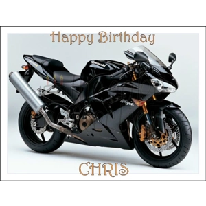 Kawasaki Ninja Edible Image