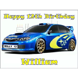 Subaru Edible Image