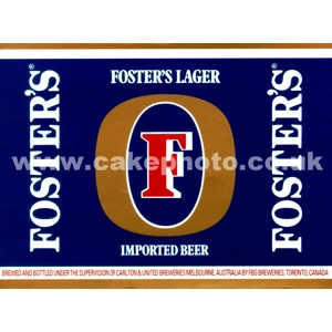 Fosters Can Label Edible Image
