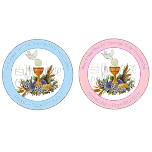 Holy Communion / Baby Shower / Pink or Blue Edible Image