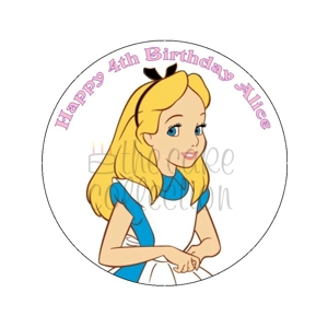 Alice in Wonderland Edible Image