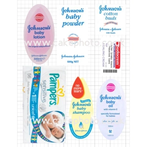 Baby Product Labels for Bag Cake Individual Edible Images