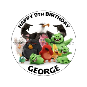 Angry Birds Edible Image