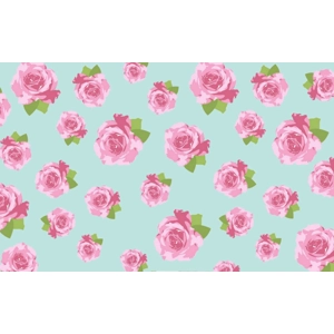 Floral Print Vintage Rose Edible Image