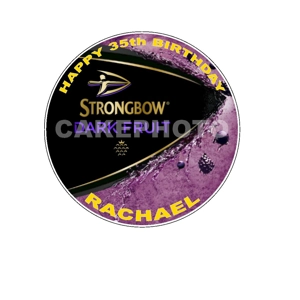 Strongbow Dark Fruits Edible Image