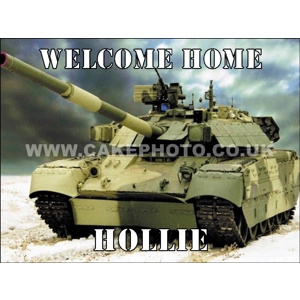 Army Tank Edible Image