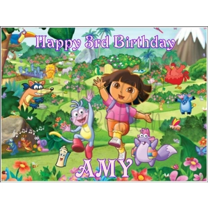 Dora the Explorer and Friends Edible Image