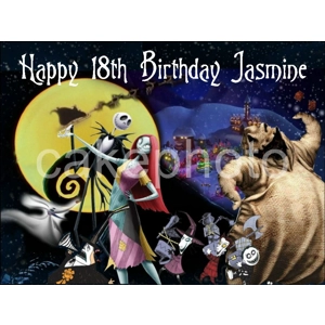 Nightmare Before Christmas Edible Image Jack Skellington