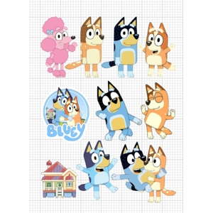Bluey 2 Individual Edible Images