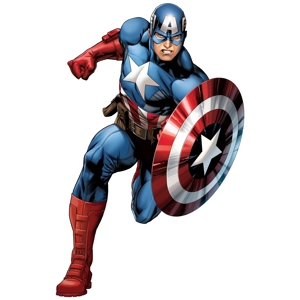 Captain America Edible Image
