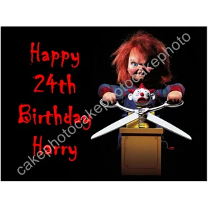 Child's Play Chucky Edible Topper