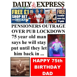 Personalised Edible Image Newspaper