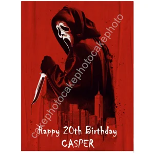 Scream Ghostface Edible Topper