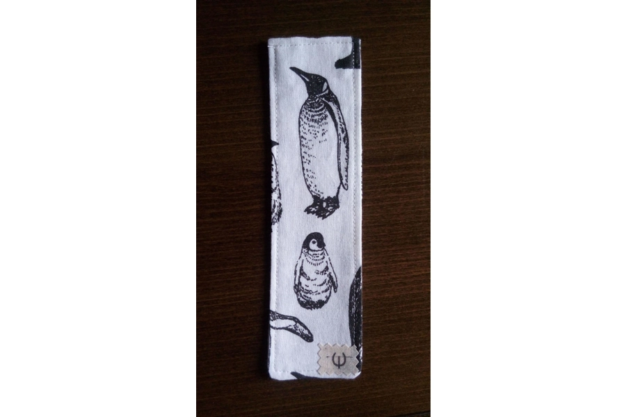 Penguin Fabric Bookmark