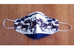 Horse Reversible Tote Bag and Face Mask