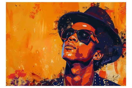 Bruno Mars Digital Art Print Bruno Mars Digital Art Print
