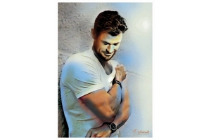 Chris Hemsworth Digital Art .. Chris Hemsworth Digital Art ..