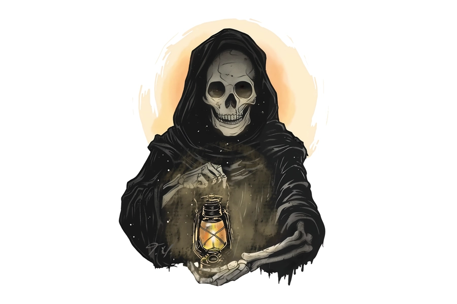 Grim Reaper and Lantern Grim Reaper and Lantern