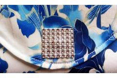 Floral Clutch Bag And Matching Face Mask