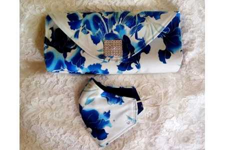 Floral Clutch Bag And Matchi.. Floral Clutch Bag And Matchi..